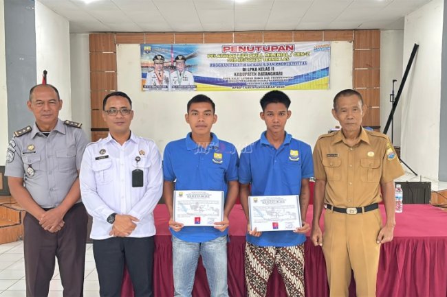 Anak Binaan LPKA Muara Bulian Tuntaskan Pelatihan Las, Bekal Keterampilan menuju Kemandirian
