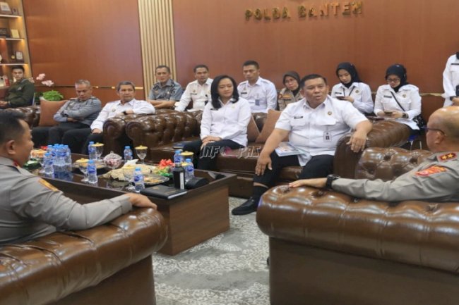 Dampingi Kunjungan Kemenko Kumham Imipas ke Polda Banten, Kanwil Ditjenpas Banten Tegaskan Pentingnya Sinergi