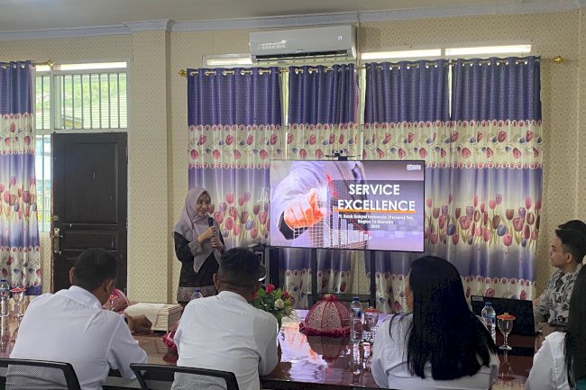 Dorong Pelayanan Berkualitas, Lapas Luwuk Gandeng BRI Sosialisasikan Budaya Kerja