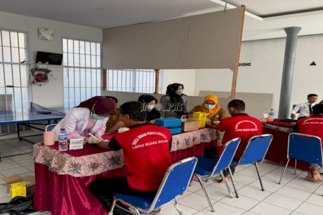 Lapas dan Puskesmas Muara Bulian Gelar Pemeriksaan TBC bagi Warga Binaan