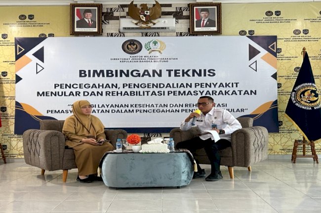 Kanwil Ditjenpas Kep. Babel Gelar Bimtek Pencegahan, Pengendalian Penyakit Menular, dan Rehabilitasi Pemasyarakatan