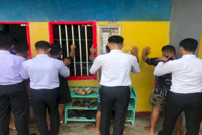 Cegah Potensi Gangguan Kamtib, Lapas Sarolangun Kembali Geledah Blok Hunian