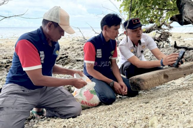 Manfaatkan Bebatuan Pantai, Warga Binaan Lapas Wahai Siap Tampilkan Kerajinan Baru