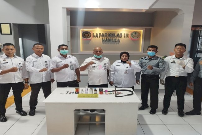 Lapas Namlea Terus Berantas Halinar lewat Razia