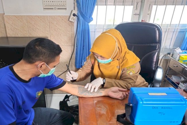 Tes Tuberkulin di Lapas Kendal, Komitmen Bersama Cegah TBC di Lingkungan Pemasyarakatan