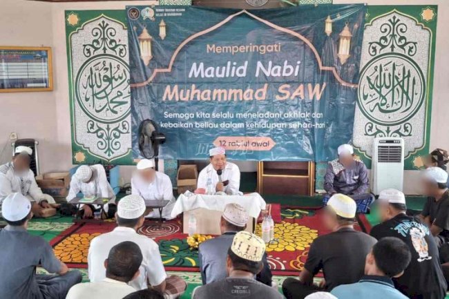 Rutan Marabahan Gelar Peringatan Maulid Nabi, Ajak Teladani Akhlak Rasulullah 