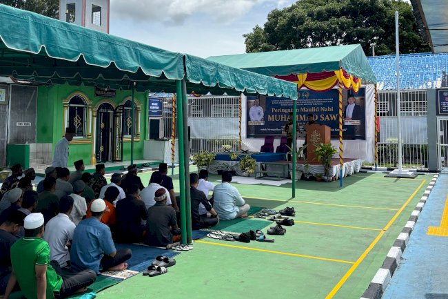 Rutan Tarutung Peringati Maulid Nabi, Tanamkan Keteladanan Rasulullah bagi Warga Binaan
