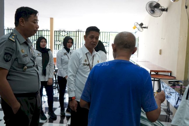 Pastikan Layanan Sesuai Standar, Kanwil Ditjenpas Kaltim Tinjau Langsung Lapas Bontang
