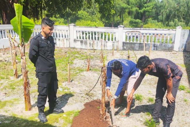 Lapas Geser Tingkatkan Produktivitas Pertanian Lewat Pemupukan Tanaman Pisang