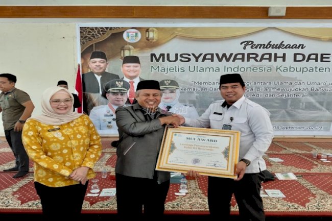 Lapas Banyuasin Raih Penghargaan MUI Award Kab. Banyuasin
