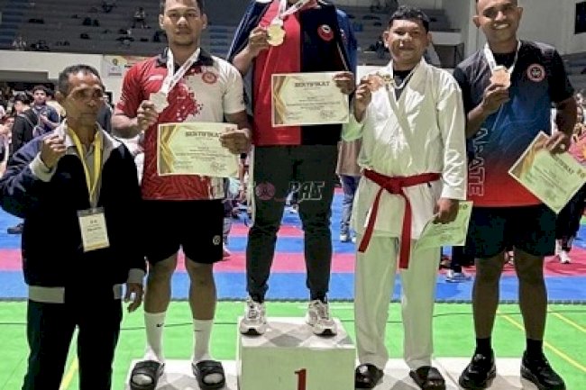 Petugas Lapas Wahai Ukir Prestasi di Seleksi PON, Raih Medali Perak Karate