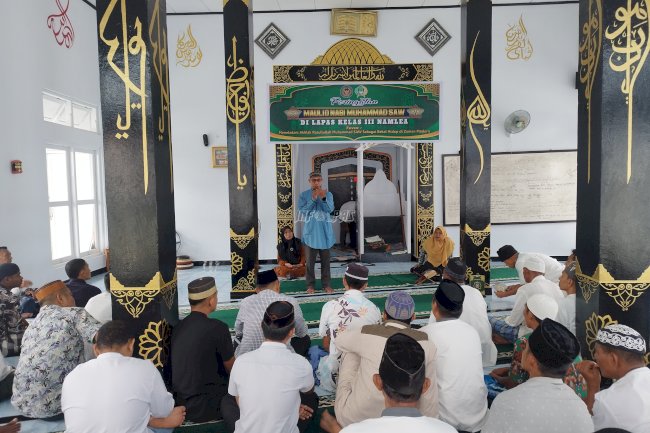 Gandeng Kemenag Buru, Lapas Namlea Hadirkan Program Jumat Religi bagi Warga Binaan