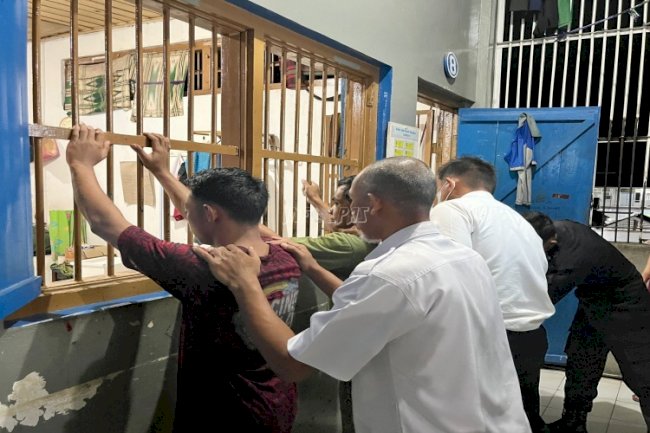 Lapas Tolitoli Wujudkan Komitmen Bersih dari Barang Terlarang lewat Razia