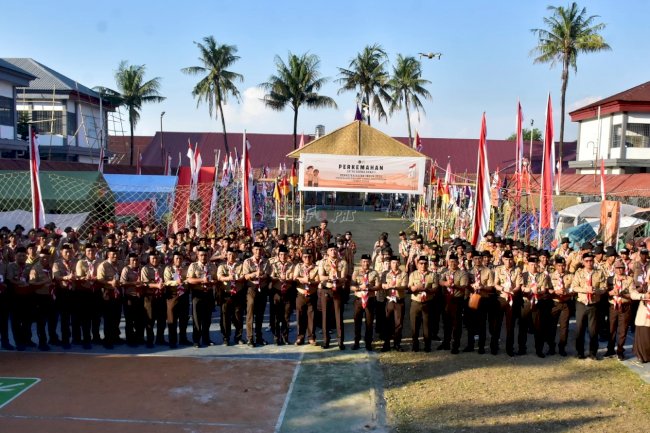 Kolaborasi Sukses, Perkemahan Satya Dharma Bhakti Pemasyarakatan Sulsel Resmi Ditutup