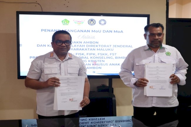 LPKA Ambon Sepakati Kerja Sama dengan IAKN Ambon, Tingkatkan Kualitas Pembinaan Anak Binaan