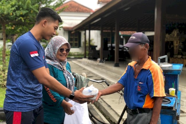 Bapas Purwokerto Salurkan Bansos bagi Klien & Masyarakat Sekitar Griya Abhipraya Kota Lama