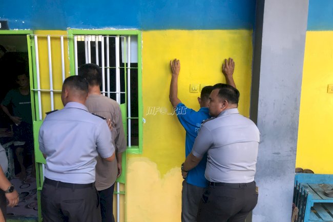 Lapas Sarolangun Gelar Penggeledahan, Pastikan Blok Hunian Aman