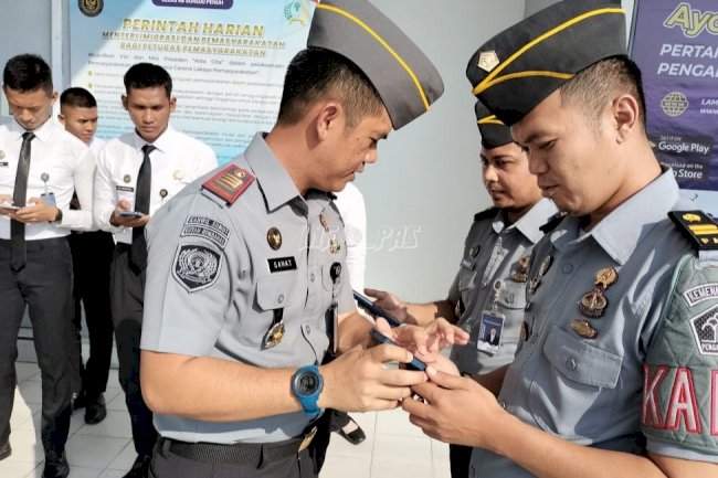 Rutan Sungai Penuh Gelar Sidak, Tegaskan Komitmen Anti Judi Online