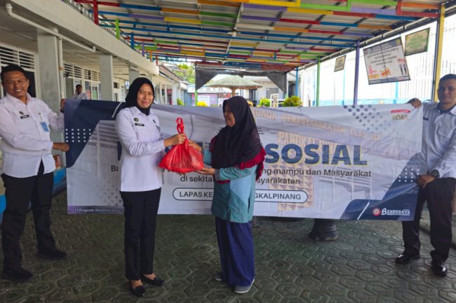 Lapas Pangkalpinang Ringankan Beban Keluarga Warga Binaan lewat Bantuan Sosial