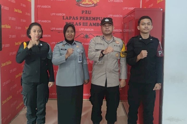 Lapas Perempuan Ambon Perkuat Sinergi dengan Bhabinkamtibmas Polsek Baguala