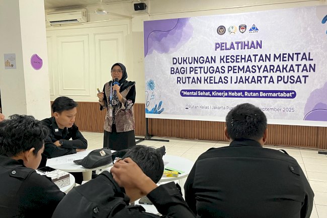 Rutan Jakarta Pusat Perkuat SDM lewat Pelatihan Kesehatan Mental