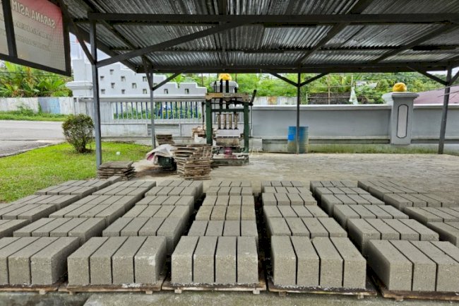 Lapas Ambon Jual Batako Pres ke LPKA Ambon, Bukti Kemandirian Warga Binaan