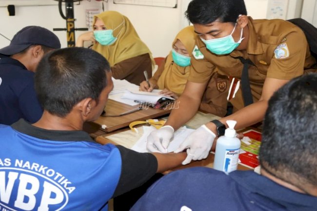 Lapas Narkotika Karang Intan Laksanakan Skrining TBC melalui Rontgen Dada