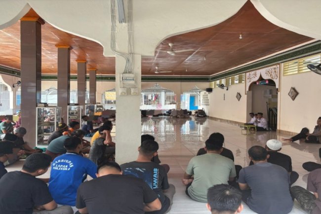 Warga Binaan Lapas Tolitoli Ikuti Pembinaan Kepribadian Islami