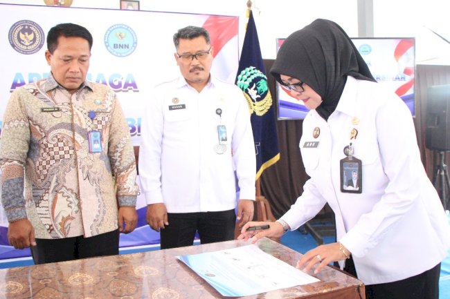 Jateng Zero Narkoba, Kanwil Ditjenpas Jateng Gelar Deklarasi Lapas Bersinar di LPP Semarang