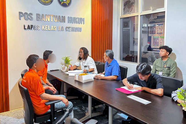 Lapas Cibinong Gandeng Posbakum Layani Konsultasi Hukum Gratis Tahanan