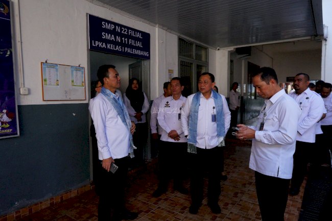 Sekolah Filial LPKA Palembang Tuai Apresiasi Kemenimipas