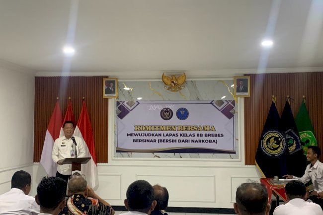 Deklarasi & Tes Urine, Lapas Brebes Mantapkan Komitmen Bersih dari Narkoba