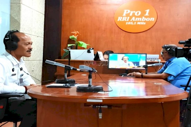 Narasumber Dialog Interaktif RRI, Kalapas Ambon Paparkan Upaya Dukung Ketahanan Pangan