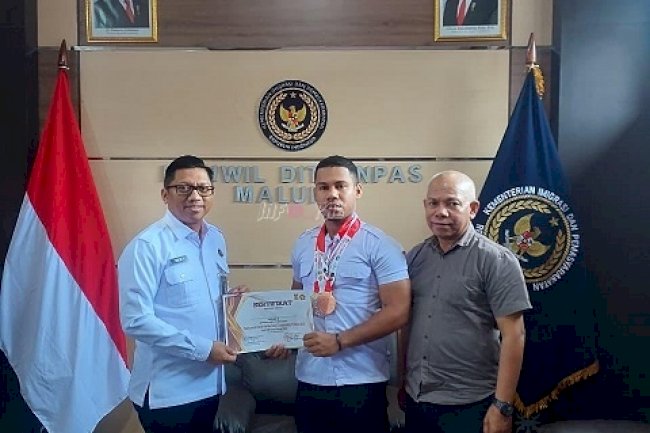 Juarai Turnamen Garuda Yaksa Championship IV Tahun 2025, Kakanwil Ditjenpas Maluku Sambut Jawara Pemasyarakatan