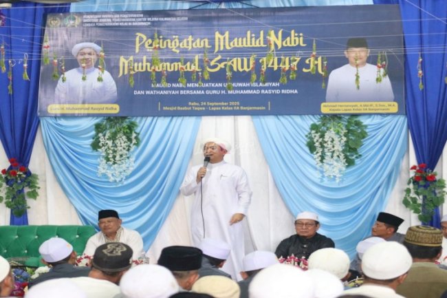 Lapas Banjarmasin Gelar Peringatan Maulid Nabi Muhammad saw.