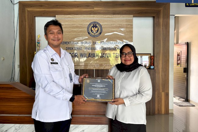 Pengelolaan Anggaran Akuntabel, Kanwil Ditjenpas Jateng Sabet Penghargaan IKPA 2025