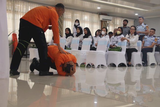 Lapas Cipinang Perkuat Tanggap Bencana, Gelar Pelatihan Potensi Megathrust