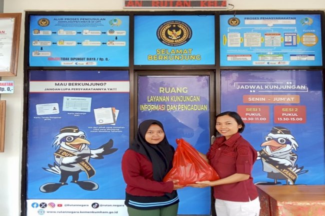 Rutan Negara Salurkan Bansos bagi Keluarga Warga Binaan