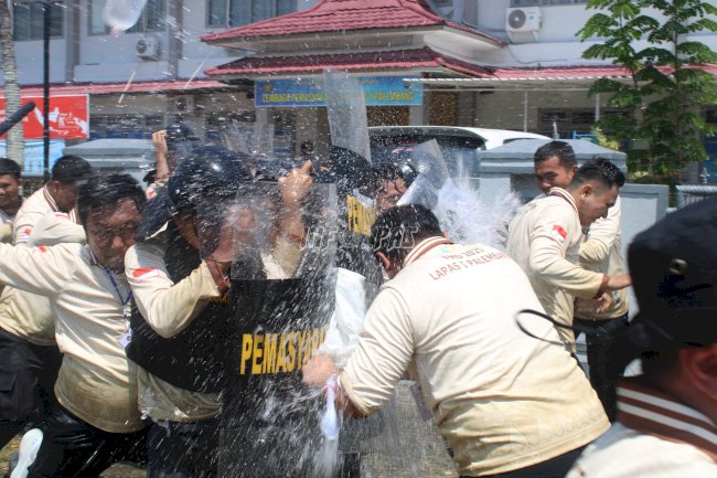 Lapas Palembang Gandeng TNI, Bina Fisik, Mental, dan Disiplin Petugas