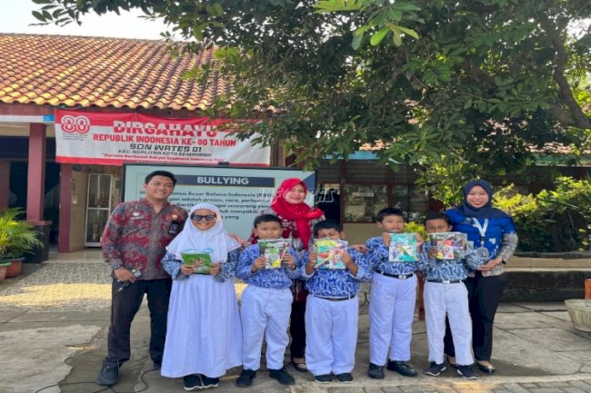 Melalui SANAK BASSAMA, Bapas Semarang Ajak Siswa SDN Wates 01 ‘Say No to Bullying’