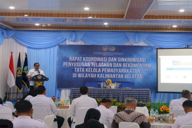 Sinergi Tata Kelola Lebih Baik, Kanwil Ditjenpas Kalsel Gelar Sinkronisasi dan Koordinasi Pemasyarakatan