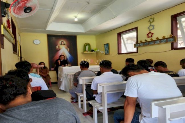 Lapas Tual Fasilitasi Pembinaan Rohani Warga Binaan bersama Gereja Protestan Maluku Anugrah