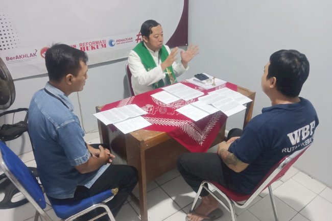 Rutan Kebumen Gandeng Gereja Paroki Bina Warga Binaan Nasrani