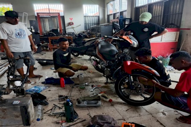 Bengkel Motor UMKM di Lapas Ambon, Bukti Pembinaan Nyata dari Balik Jeruji