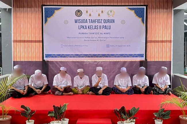 Khatam dan Wisuda Tahfizh, LPKA Palu Cetak Generasi Hafidz Qur’an