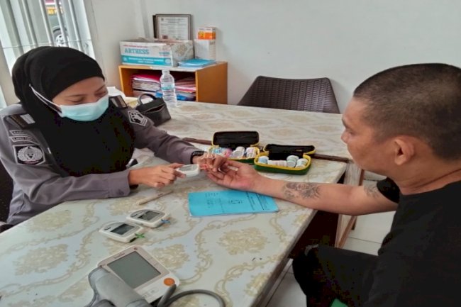 Lapas Narkotika Muara Sabak Optimalkan Pelayanan Kesehatan Warga Binaan 