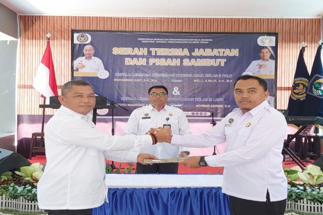 Rotasi Jabatan Kepala UPT, Kanwil Ditjenpas Sulteng Dorong Layanan PRIMA