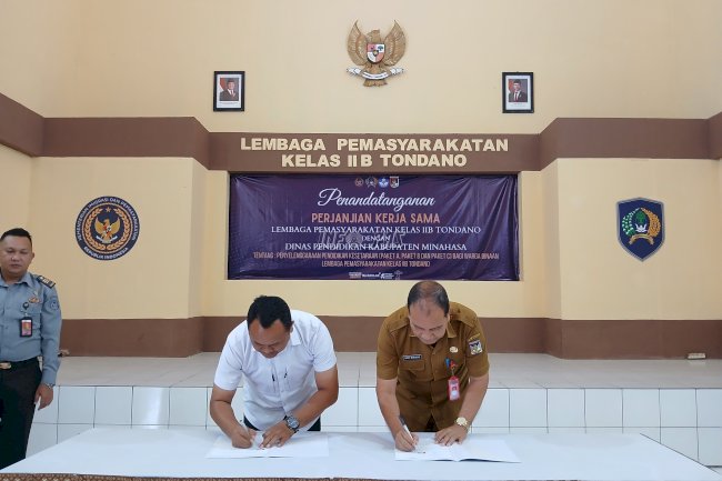 Lapas Tondano Gandeng Disdik Minahasa Hadirkan Pendidikan Kesetaraan Warga Binaan