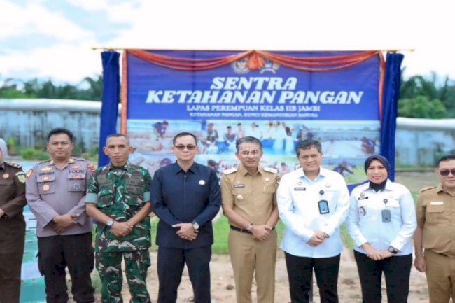 Sentra Ketahanan Pangan Lapas Perempuan Jambi Diresmikan, Dukung Kemandirian Warga Binaan