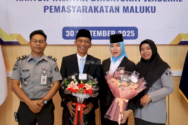 Dua Pejabat Baru Siap Perkuat Layanan Pembinaan di LPKA Ambon